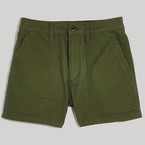 NWT Madewell The Perfect Vintage Military Short Olive Green 16W